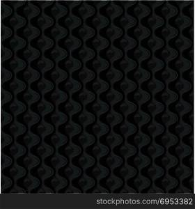Seamless quilted pattern. Black Seamless quilted pattern. Vector illustration