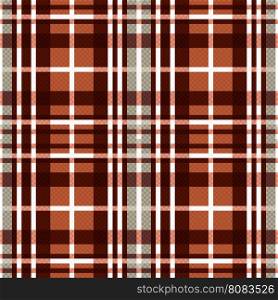 Seamless rectangular vector pattern mainly in brown and light gray hues