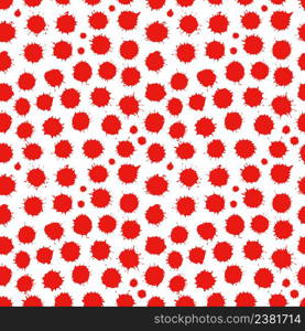 Seamless red and white spray grunge art pattern.. Abstract seamless spatter red pattern