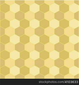 Seamless repeating background in a honeycomb style ideal as a desktop