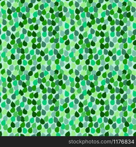 Seamless repeating pattern with green leaf abstract background,design for fabric,textile,cover,print or wrapping paper,vector illustration