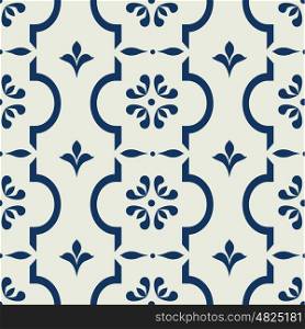 Seamless repeating vintage background for textile design. Wallpaper, fabric, textures are individual objects, modern pattern, stock vector