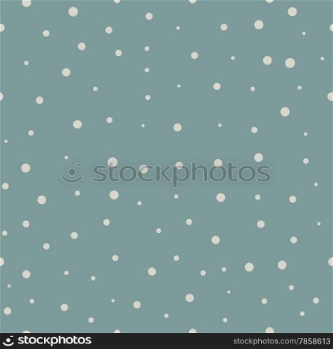 Seamless retro color snow vector background.