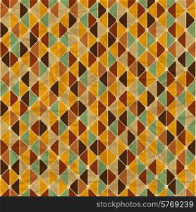 Seamless retro geometric abstract pattern.