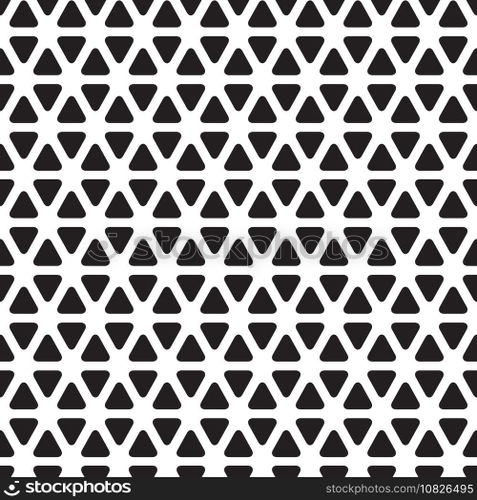 Seamless rounded triangle pattern background