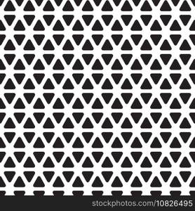 Seamless rounded triangle pattern background