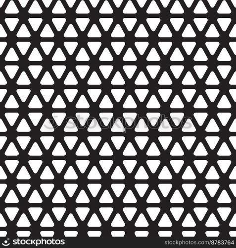 Seamless rounded triangle pattern background