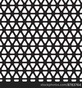 Seamless rounded triangle pattern background