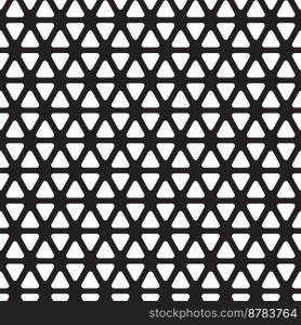 Seamless rounded triangle pattern background