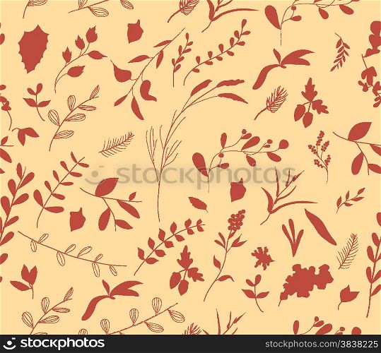 seamless seamless pattern autumn leaves