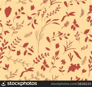 seamless seamless pattern autumn leaves