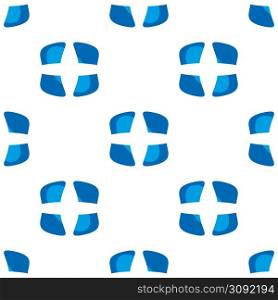 Seamless shape pattern on a white background. Seamless shape pattern