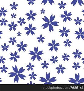 Seamless Simple Pattern Background with Flowers. Vector Illustration. Seamless Simple Pattern Background with Flowers. Vector Illustration EPS10