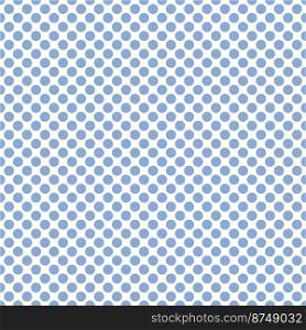 Seamless soft blue polka dots pattern texture background