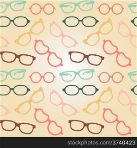Seamless spectacles, glasses pattern, eyeglasses, specs pattern