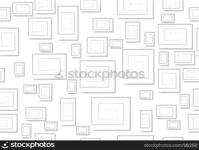 Seamless spiral abstraction isolated on white background