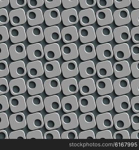 Seamless Square and Circle Pattern. Vector Regular Texture. Seamless Square and Circle Pattern