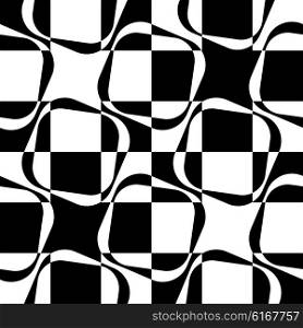 Seamless Square Pattern. Abstract Black and White Background. Seamless Square Pattern