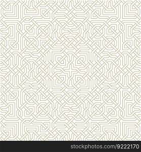 Seamless square pattern in authentic arabian style. Vector illustration