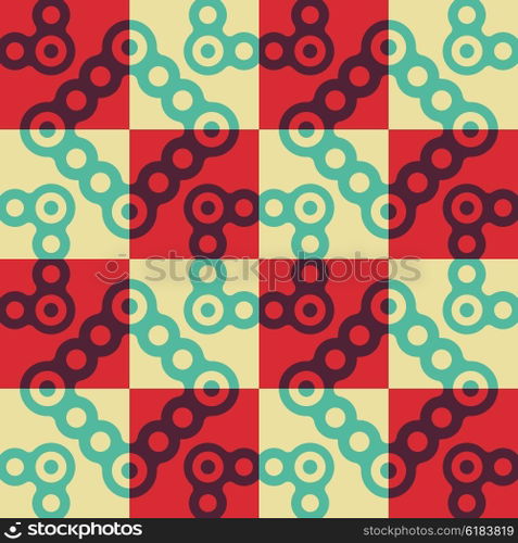 Seamless Square Pattern. Vector Regular Texture. Seamless Square Pattern