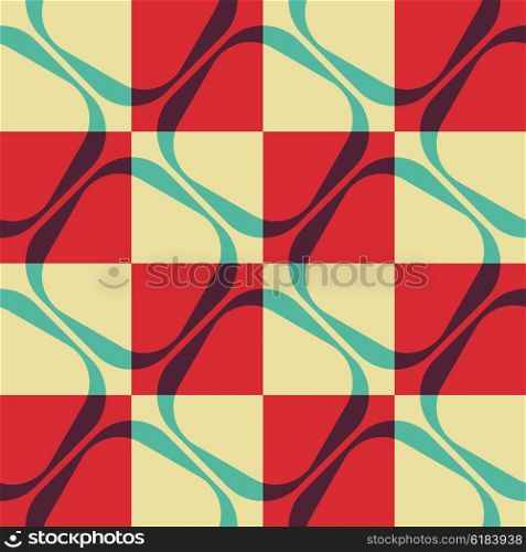 Seamless Square Pattern. Vector Regular Texture. Seamless Square Pattern