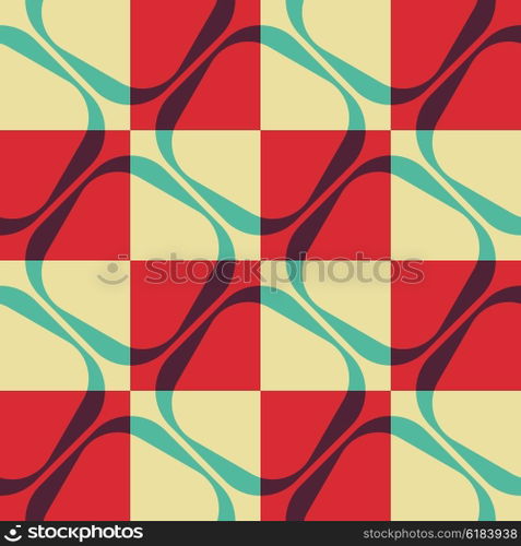 Seamless Square Pattern. Vector Regular Texture. Seamless Square Pattern