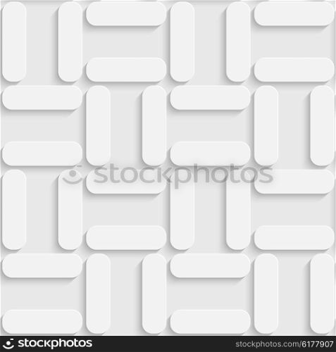 Seamless Square Pattern. Vector Soft Background. Regular White Texture. Seamless Square Pattern