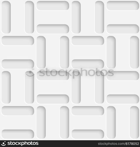 Seamless Square Pattern. Vector Soft Background. Regular White Texture. Seamless Square Pattern