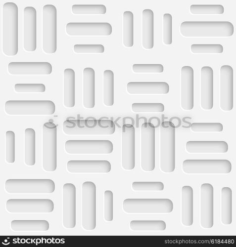 Seamless Square Pattern. Vector Soft Background. Regular White Texture. Seamless Square Pattern