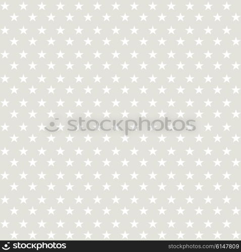 Seamless stars texture. Vector simple seamless background with star for wrapping, patriotic and holiday paper design.