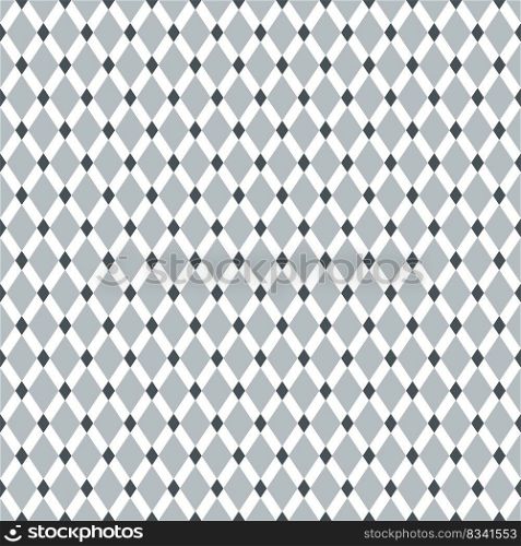 Seamless Steel Grey Diagonal Check Pattern