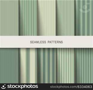 Seamless strip patterns. Vector illustration