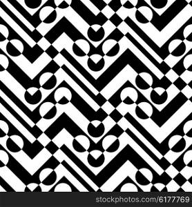 Seamless Stripe and Line Pattern. Vector Black and White Texture. Seamless Stripe and Line Pattern