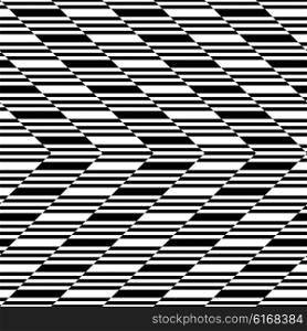 Seamless Stripe Pattern. Vector Black and White Texture. Seamless Stripe Pattern