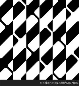 Seamless Stripe Pattern. Vector Geometric Background. Regular Black and White Texture. Seamless Stripe Pattern