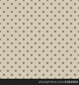 Seamless stylish beige dotted vector pattern.