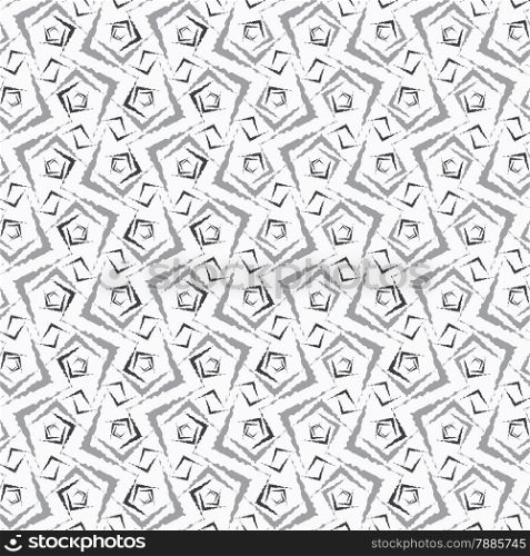 Seamless stylish geometric background. Modern abstract pattern. Flat monochrome design.Repeating ornament gray small rough shapes.