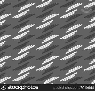 Seamless stylish geometric background. Modern abstract pattern. Flat monochrome design.Monochrome pattern with black and white offset stripes.