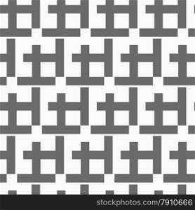 Seamless stylish geometric background. Modern abstract pattern. Flat monochrome design.Monochrome pattern with black diagonal w shapes.