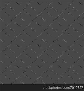 Seamless stylish geometric background. Modern abstract pattern. Flat monochrome design.Monochrome pattern with gray and black dotted short lines.