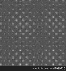 Seamless stylish geometric background. Modern abstract pattern. Flat monochrome design.Monochrome pattern with gray dotted textured dark gray background.
