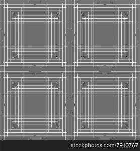 Seamless stylish geometric background. Modern abstract pattern. Flat monochrome design.Monochrome pattern with thin gray intersecting lines.