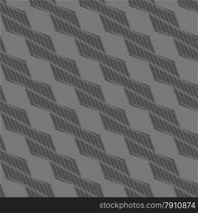 Seamless stylish geometric background. Modern abstract pattern. Flat monochrome design.Monochrome pattern with striped black braids.