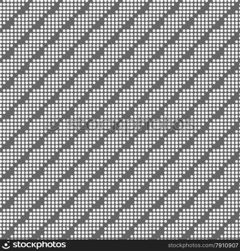Seamless stylish geometric background. Modern abstract pattern. Flat monochrome design.Monochrome pattern with white dotted diagonal lines