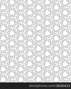 Seamless stylish geometric background. Modern abstract pattern. Flat monochrome design.Gray ornament with offset shapes.