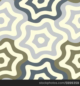 Seamless stylized hexagon pattern vector background tile