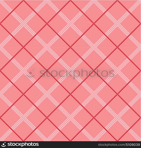 Seamless tartan pattern from round shapes