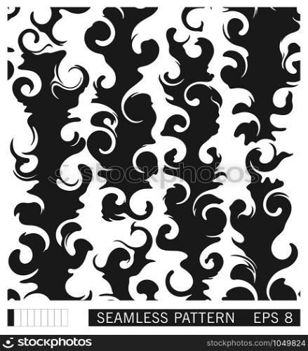 Seamless texture design. Vector recurring template. Freeform fluid shapes. Handmade. Abstract vector pattern.. Seamless pattern design. Freeform fluid shapes.