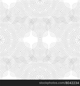 Seamless Texture. Element for Design. Ornamental Backdrop. Pattern Fill. Ornate Floral Decor for Wallpaper. Traditional Decor on White Background. Seamless Texture. Element for Design