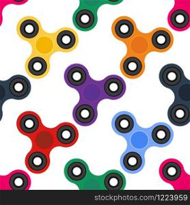 Seamless texture. Fashionable spinners. toy that takes stress. Seamless texture. Fashionable spinners
